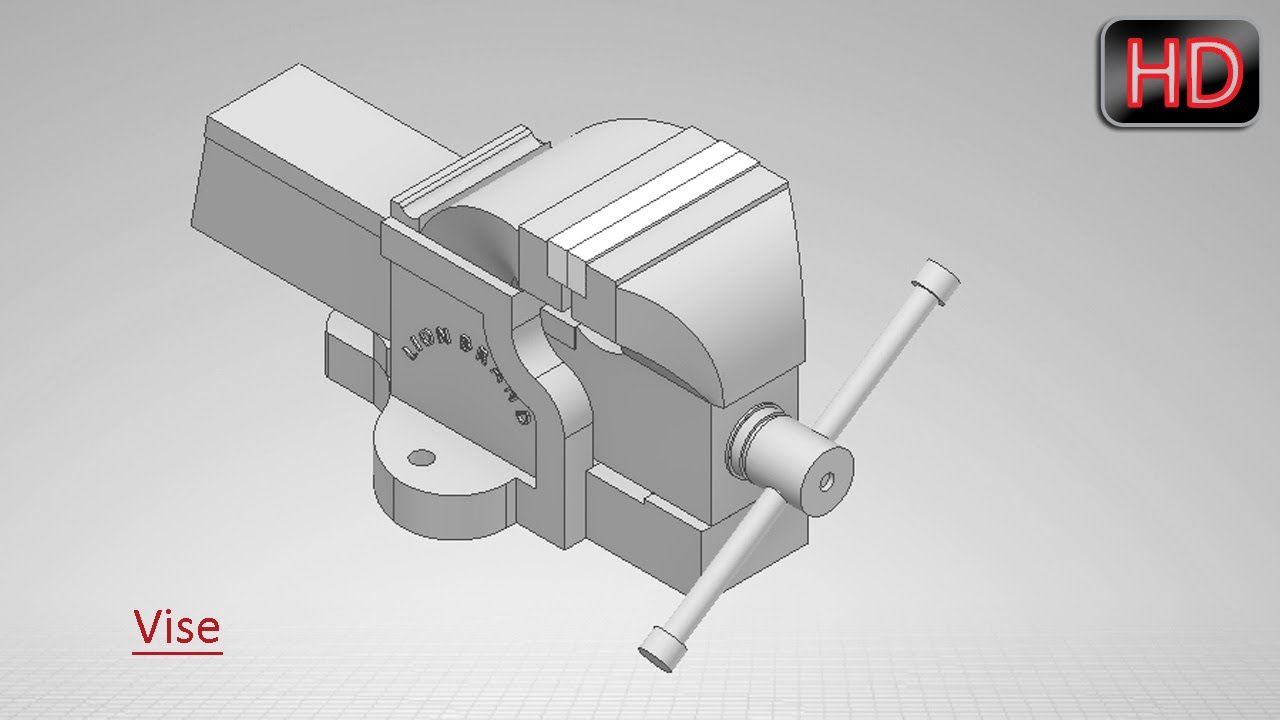 1280x720 vise - Inventor 3d Drawing