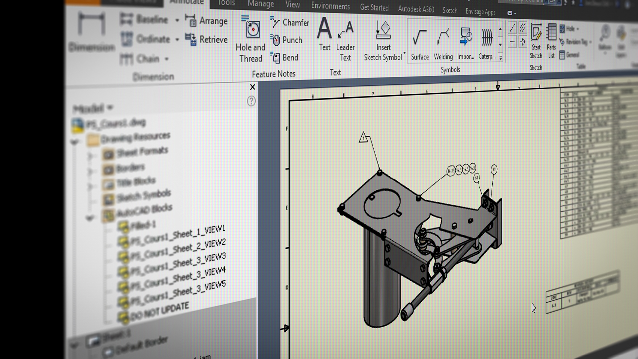 1280x720 inventor essentials - Inventor Drawing