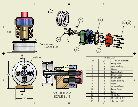 559x432 mech in drawings, autocad - Inventor Drawing