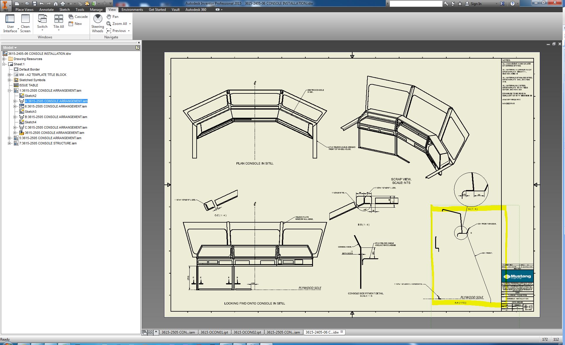 1928x1178 solved projecting geometry in inventor drawing - Inventor Drawing