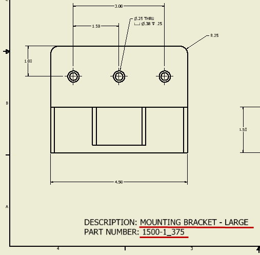 507x497 tip linking inventor model iproperties to the model drawing - Inventor Drawing
