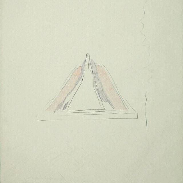 640x640 Invisible Mountain Drawing With Blue Line Museum - Invisible Drawing