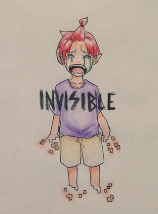 320x433 Invisible Drawings On Paigeeworld Pictures Of Invisible - Invisible Drawing