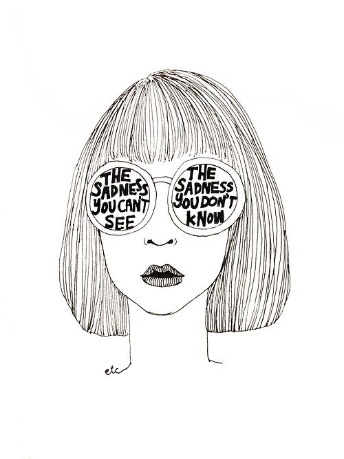 500x667 the things we hide, the whispers we share illustration art - Invisible Drawing