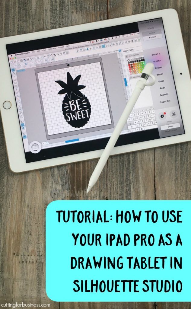 633x1024 tutorial how to use ipad pro as a drawing tablet in silhouette - Ipad Drawing