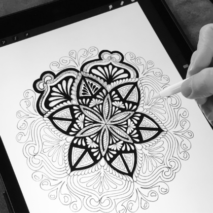 420x420 Drawing Digital Using Ipad Pro And Apple Pencil - Ipad Pro Drawing