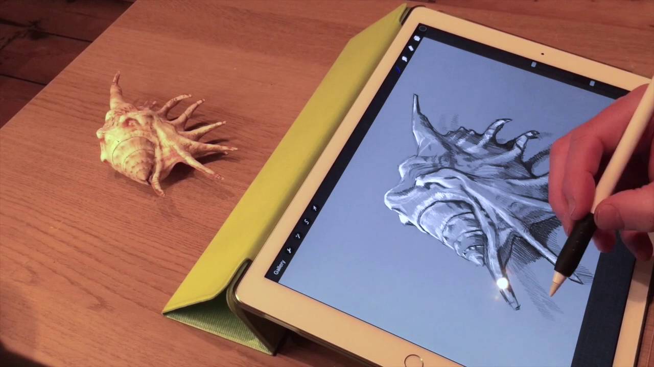 1280x720 Apple Pencil Drawing Demo - Ipad Pro Drawing