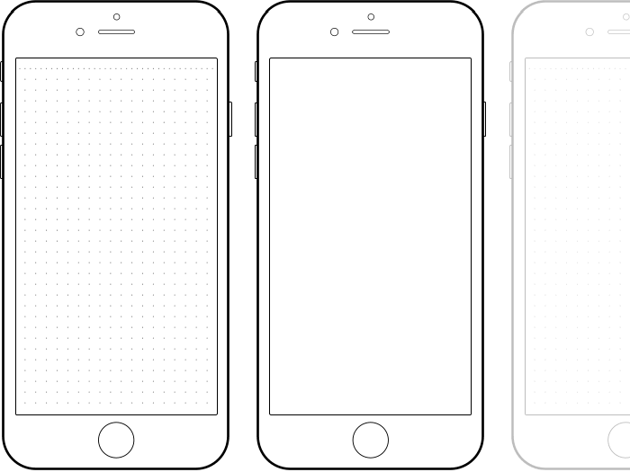 700x525 iphone drawing template paternoster mobile ui design, iphone - Iphone 6 Drawing