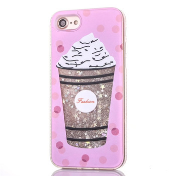 350x350 Ice Cream Colored Drawing Quicksand Plastic Case Phone Cover - Iphone 6s Drawing