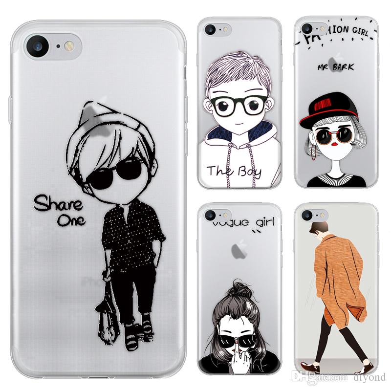 800x800 Drawing Characters Series Phone Case For Iphone Iphone Plus - Iphone Case Drawing