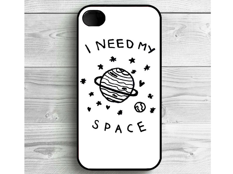 794x594 Phone Case I Need My Space Drawing For Iphone Iphone Etsy - Iphone Case Drawing