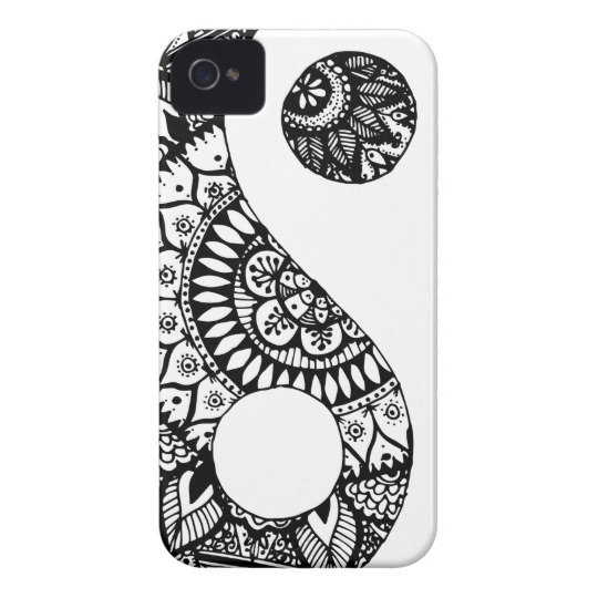 540x540 Doodle Yin Yang Hand Drawn Case Mate Iphone Case - Iphone Case Drawing