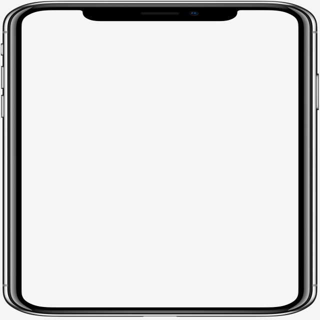 640x640 iphone x mockup, prototype, drawing, mobile png - Iphone Drawing