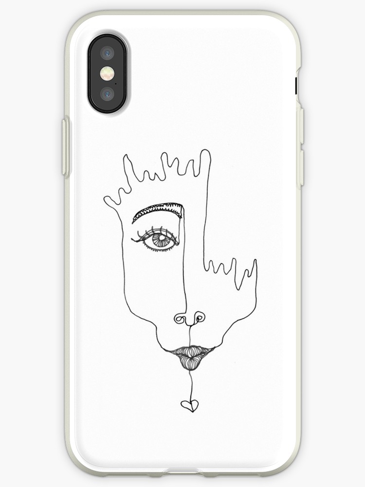 750x1000 Melt With You One Line Drawing Iphone Cases Covers - Iphone Line Drawing