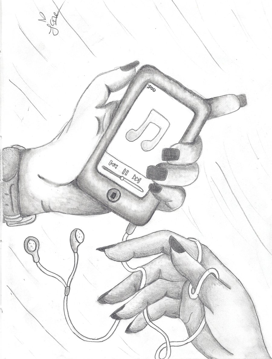 Ipod Drawing at Explore collection of Ipod Drawing
