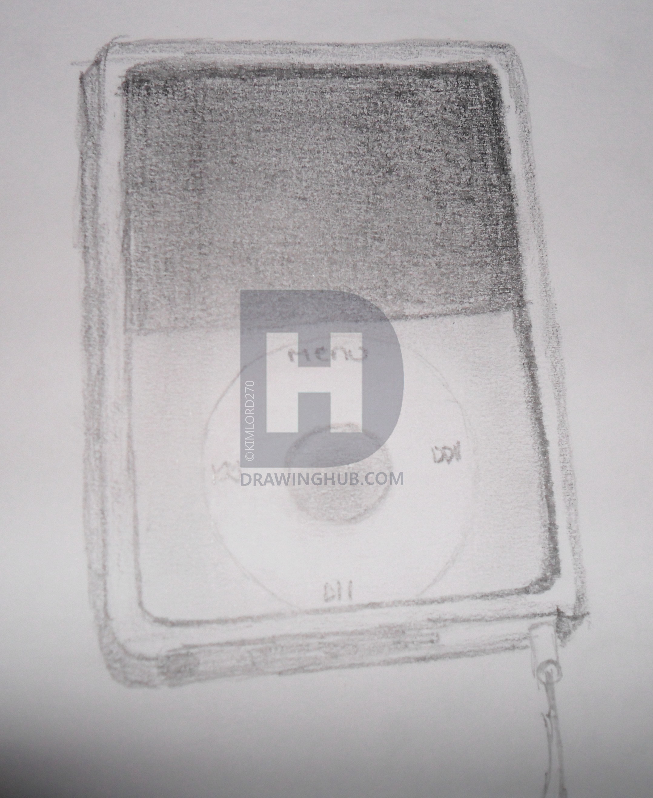 2156x2633 ipod drawing - Ipod Drawing