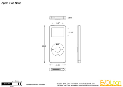 400x283 apple ipod nano vector drawing - Ipod Drawing