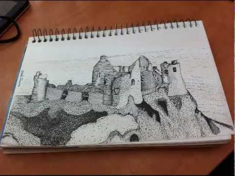 480x360 Drawing A Castle - Ireland Drawing