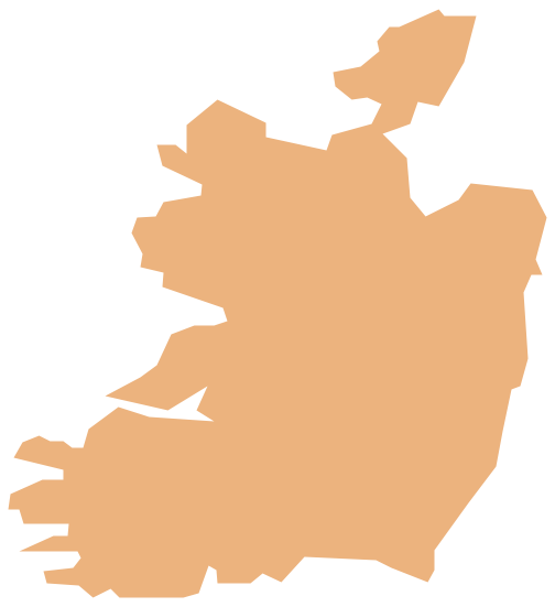 504x551 Geo Map - Ireland Drawing