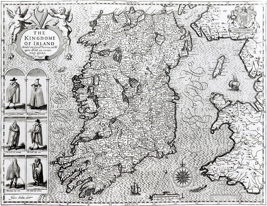 900x693 the kingdom of ireland drawing - Ireland Drawing