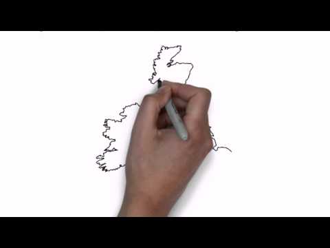480x360 How To Draw Map Of United Kingdom And Ireland - Ireland Map Drawing