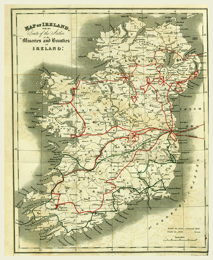 Ireland Map Drawing at PaintingValley.com | Explore collection of ...