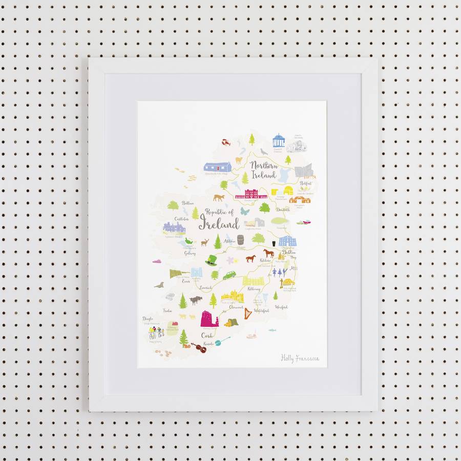 900x900 Map Of Ireland - Ireland Map Drawing