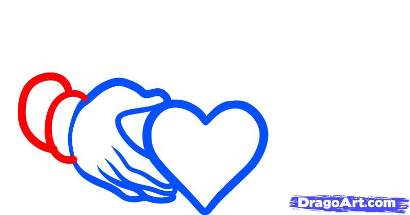 806x424 How To Draw A Claddagh Ring, Claddagh Ring Tattoo, Step - Irish Claddagh Drawing