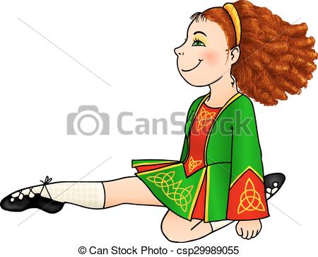 450x363 irish dance clipart and stock illustrations irish dance - Irish Dancer Drawing