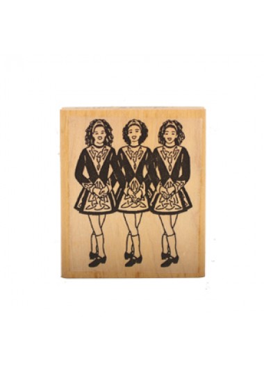 380x531 Rubber Stamp - Irish Dancer Drawing