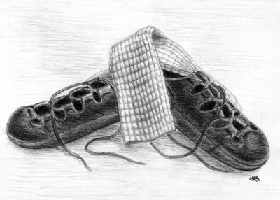 400x286  - Irish Dancer Drawing