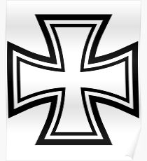 210x230 Bundeswehr Drawing Posters Redbubble - Iron Cross Drawing