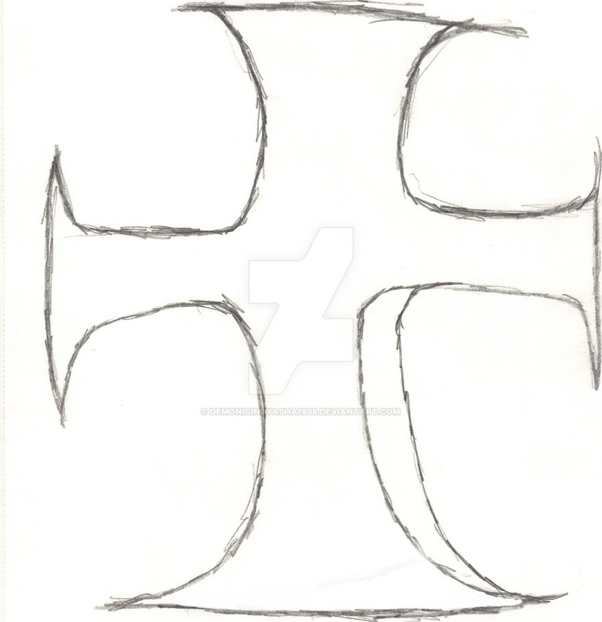 879x908 Iron Cross - Iron Cross Drawing