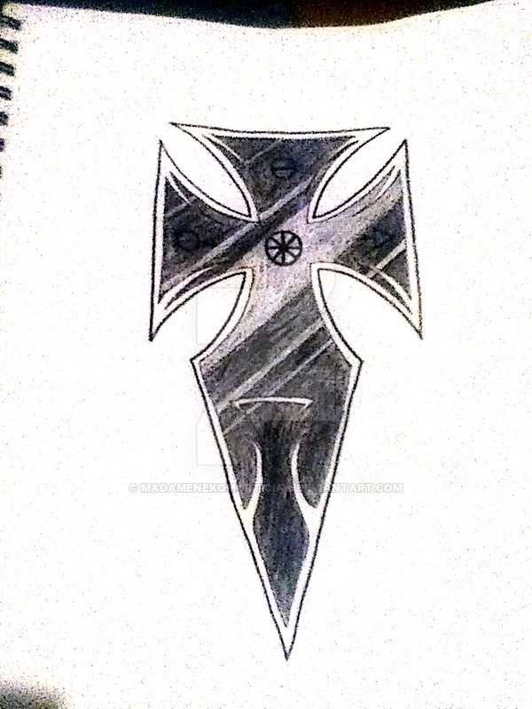 600x800 Ghost Division Iron Cross - Iron Cross Drawing