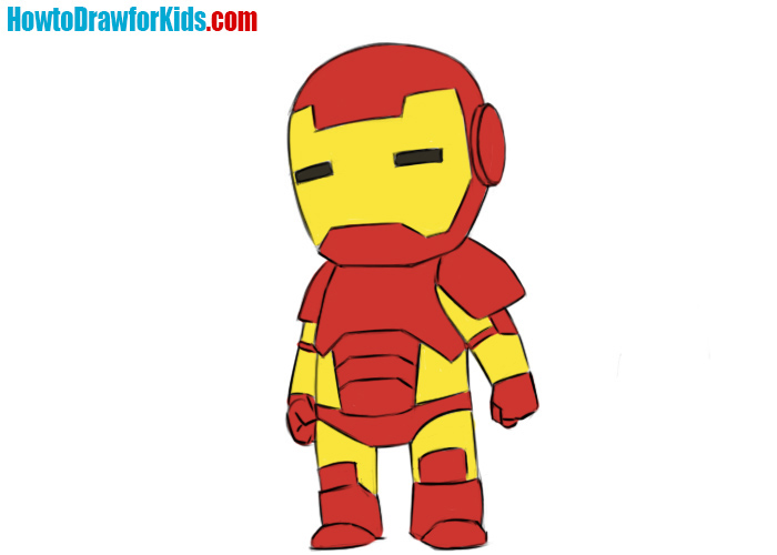 700x500 How To Draw Iron Man How To Draw For Kids - Iron Drawing