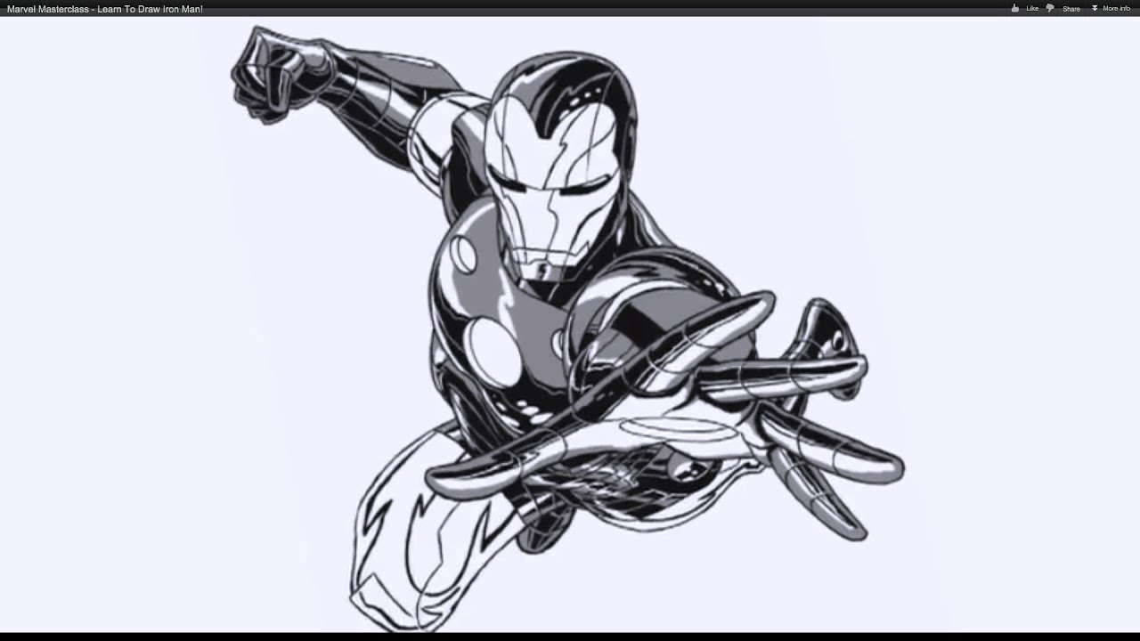 1280x720 Marvel Masterclass - Iron Drawing