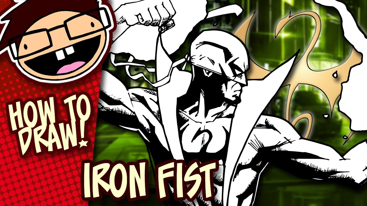 1280x720 How To Draw Iron Fist - Iron Fist Drawing