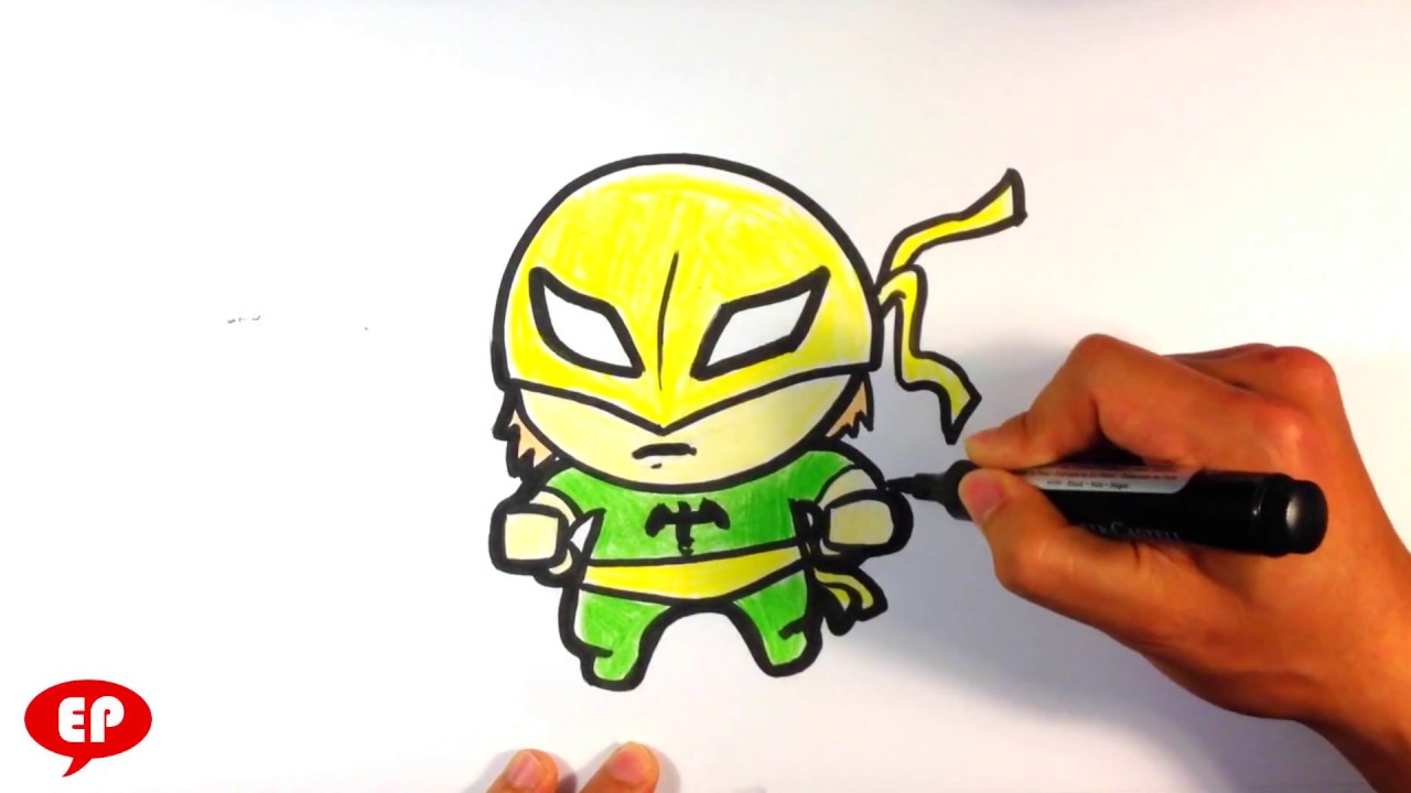 1280x720 How To Draw Iron Fist - Iron Fist Drawing