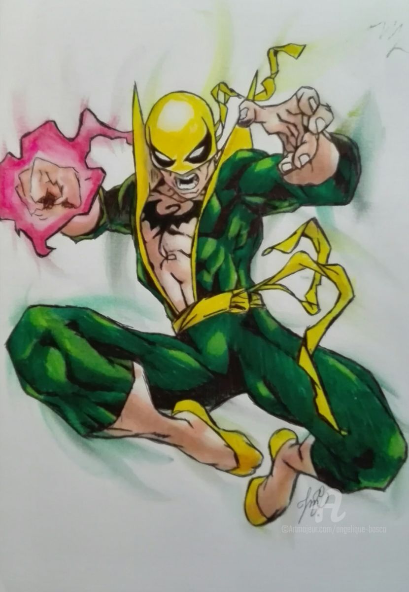 830x1200 Iron Fist Drawing - Iron Fist Drawing