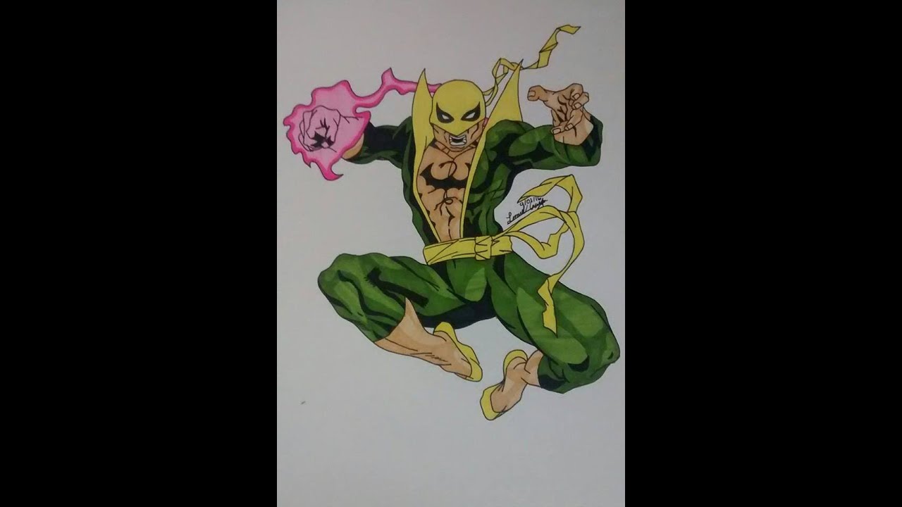 1280x720 Speed Drawing - Iron Fist Drawing