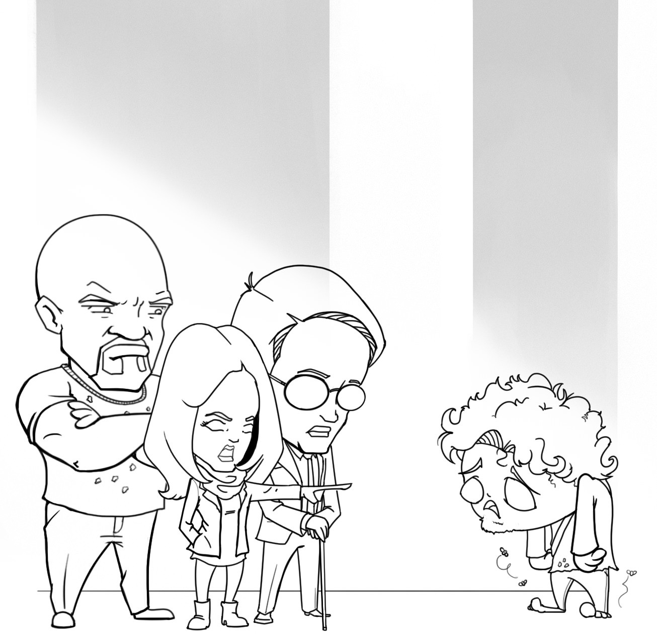 1306x1262 Artstation - Iron Fist Drawing