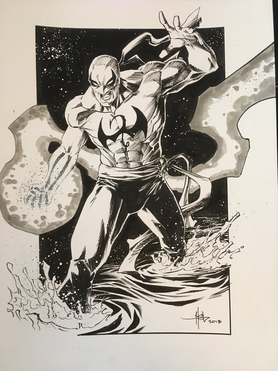 900x1200 Creeesart On Twitter Recent Iron Fist Commission! - Iron Fist Drawing