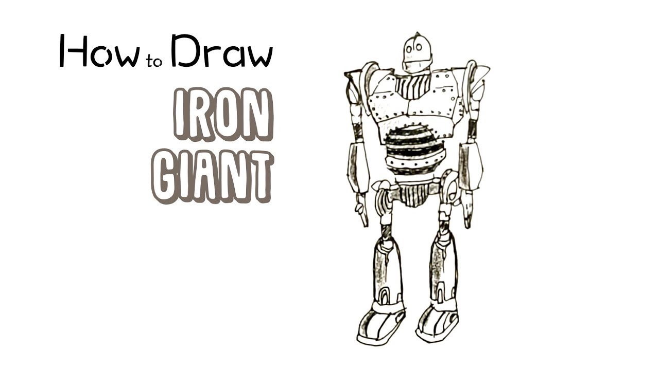 1280x720 How To Draw The Iron Giant - Iron Giant Drawing