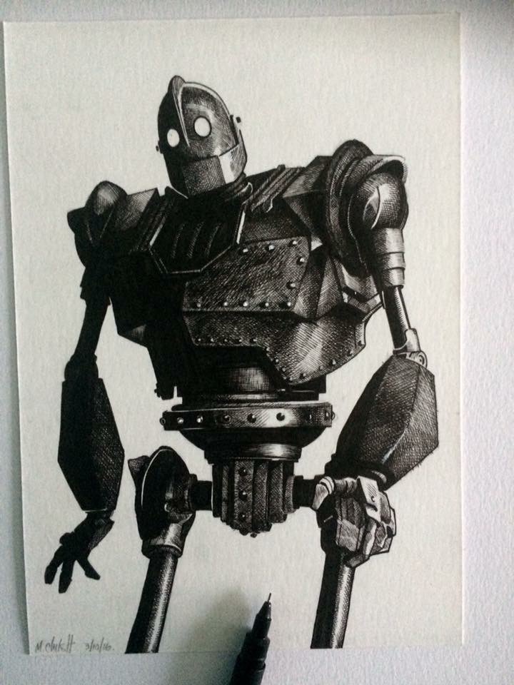 Iron Giant Drawing at PaintingValley.com | Explore collection of Iron