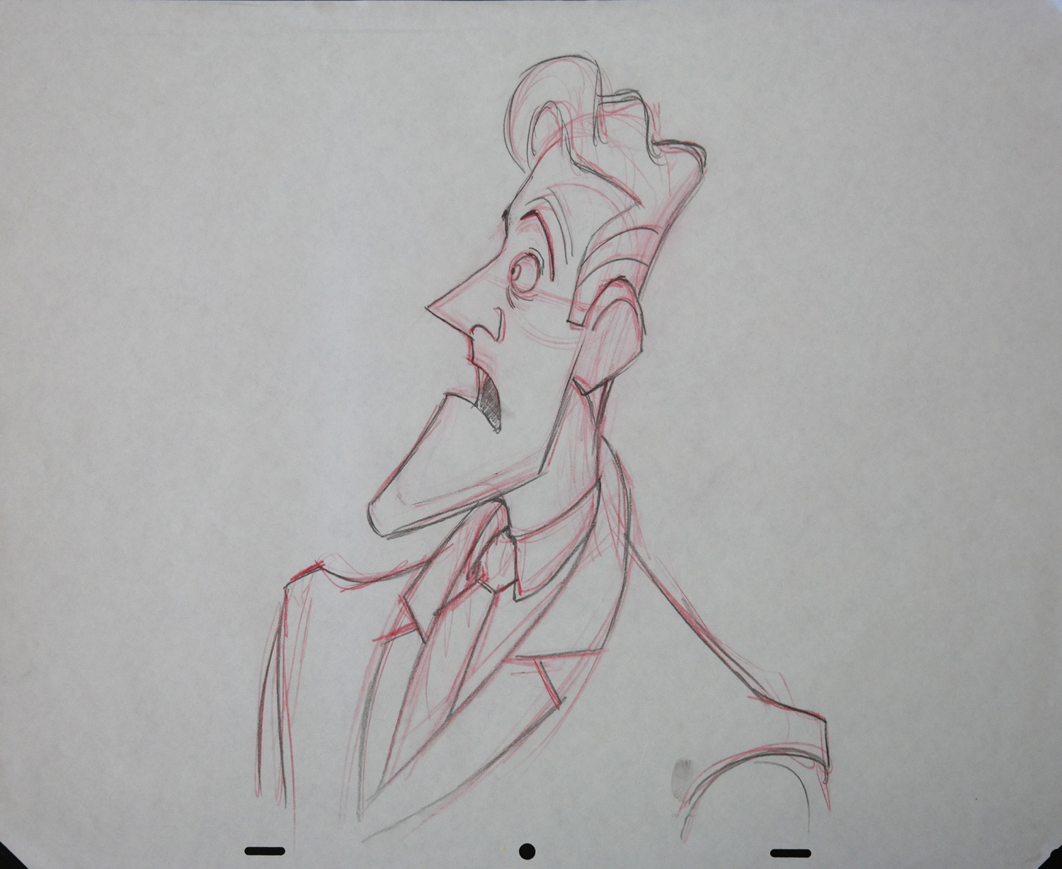 1500x1227 The Iron Giant Production Drawing - Iron Giant Drawing