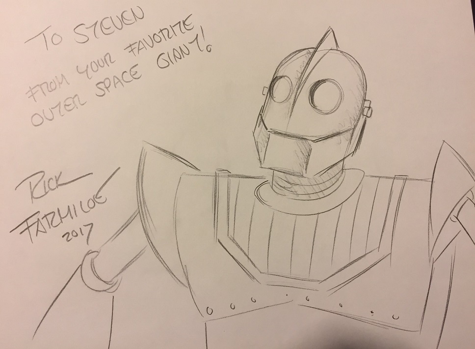 968x710 The Iron Giant - Iron Giant Drawing