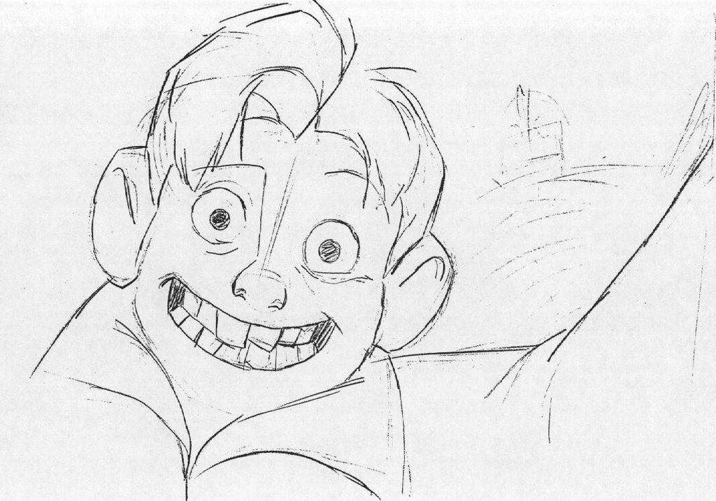 1024x717 drawing conclusions the iron giant - Iron Giant Drawing