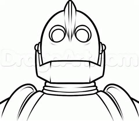 480x418 how to draw iron giant sketch template cards the iron giant - Iron Giant Drawing