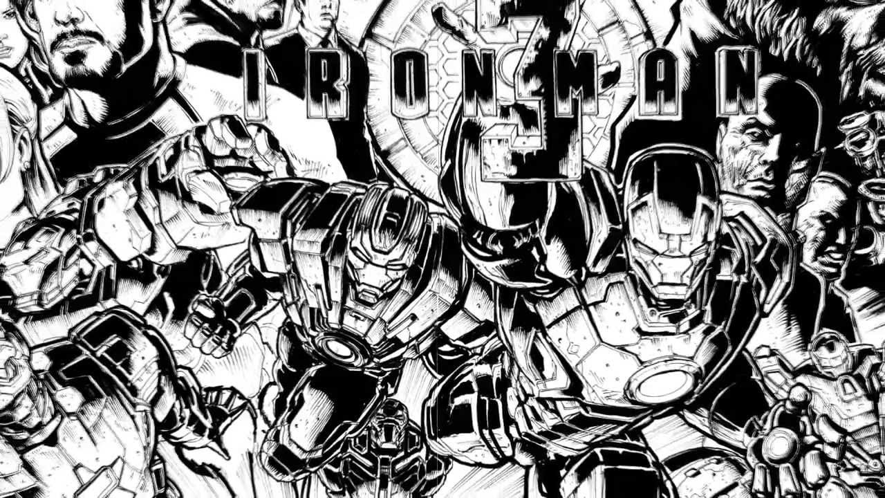 1280x720 Iron Man The Epic Art Movie Preview - Iron Man 3 Drawing