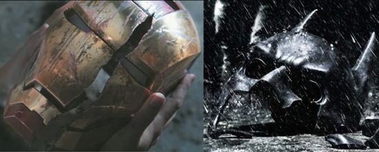 550x221 Iron Man Drawing Comparisons To The Dark Knight Rises - Iron Man 3 Drawing